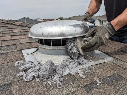 Cleaning Dryer Vent On Roof in Laguna Niguel