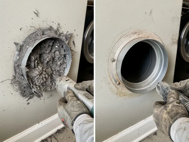 Professional clogged vent cleaning by Laguna Niguel Dryer Vent Cleaning in Laguna Niguel