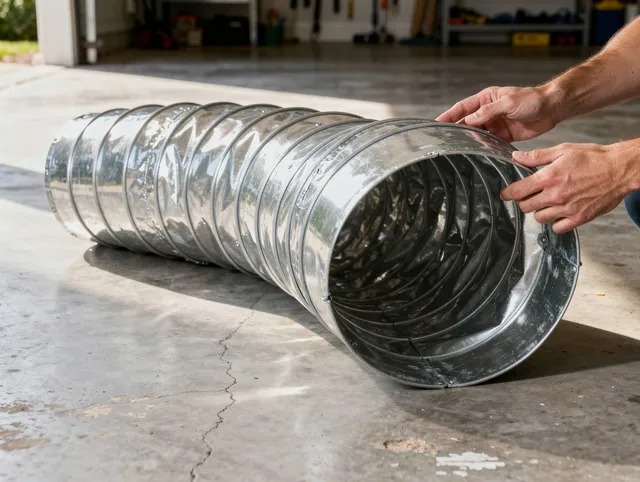 Laguna Niguel Dryer Vent Cleaning specialist using advanced equipment for thorough duct cleaning in Laguna Niguel
