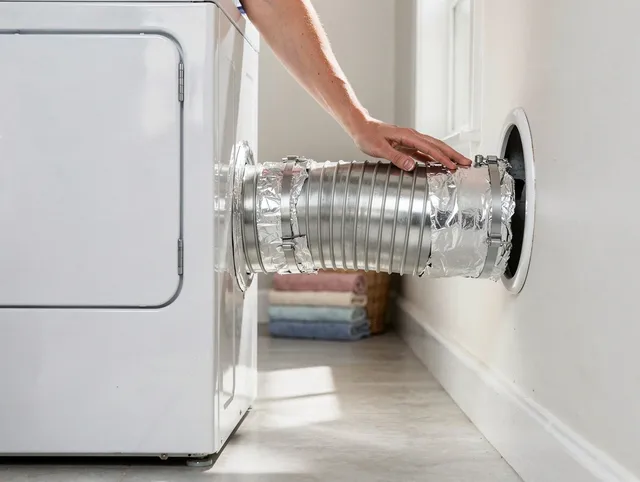 Professional dryer vent hose installation by Laguna Niguel Dryer Vent Cleaning in Laguna Niguel