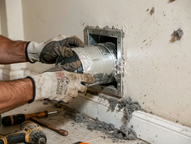 Professional dryer vent repair and installation by Laguna Niguel Dryer Vent Cleaning in Laguna Niguel